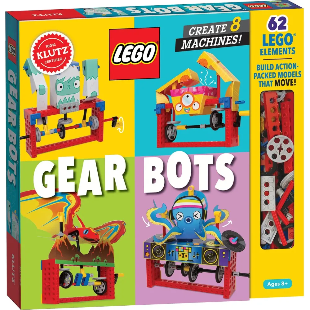 Klutz Lego Gear Bots Science/STEM Activity Kit for 8-12 years Klutz Lego Gear Bots Science/STEM Activity Kit for 8-12 years