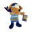 MerryMakers Dog Man Bark Knight Plush Toy, 9-Inch, from Dav Pilkey\'s Dog Man Book Series