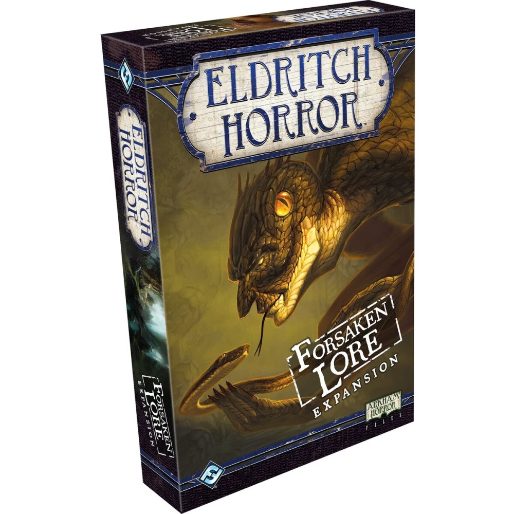 Eldritch Horror Forsaken Lore Board Game EXPANSION | Mystery Game | Cooperative Board Game for Adults and Family | Ages 14+ | 1-8 Players | Avg. Playtime 2-4 Hours | Made by Fantasy Flight Games Eldritch Horror Forsaken Lore Board Game EXPANSION | Mystery Game | Cooperative Board Game for Adults and Family | Ages 14+ | 1-8 Players | Avg. Playtime 2-4 Hours | Made by Fantasy Flight Games