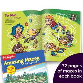 Highlights for Children Amazing Mazes Expert Maze Books for Kids Ages 6 and Up, 144 Pages, 2-Pack of Activity Books for Kids, Screen Free Fun and Challenging Mazes Highlights for Children Amazing Mazes Expert Maze Books for Kids Ages 6 and Up, 144 Pages, 2-Pack of Activity Books for Kids, Screen Free Fun and Challenging Mazes