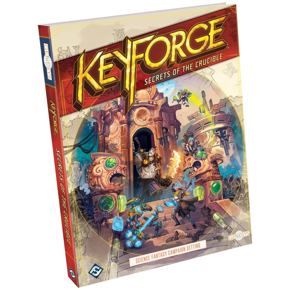 Fantasy Flight Games Genesys Roleplaying Game Secrets of The Crucible SOURCEBOOK - Unlock The Mysteries of a World Beyond Imagination! Fantasy Game, Ages 14+, 2-8 Players, 1+ Hour Playtime Fantasy Flight Games Genesys Roleplaying Game Secrets of The Crucible SOURCEBOOK - Unlock The Mysteries of a World Beyond Imagination! Fantasy Game, Ages 14+, 2-8 Players, 1+ Hour Playtime