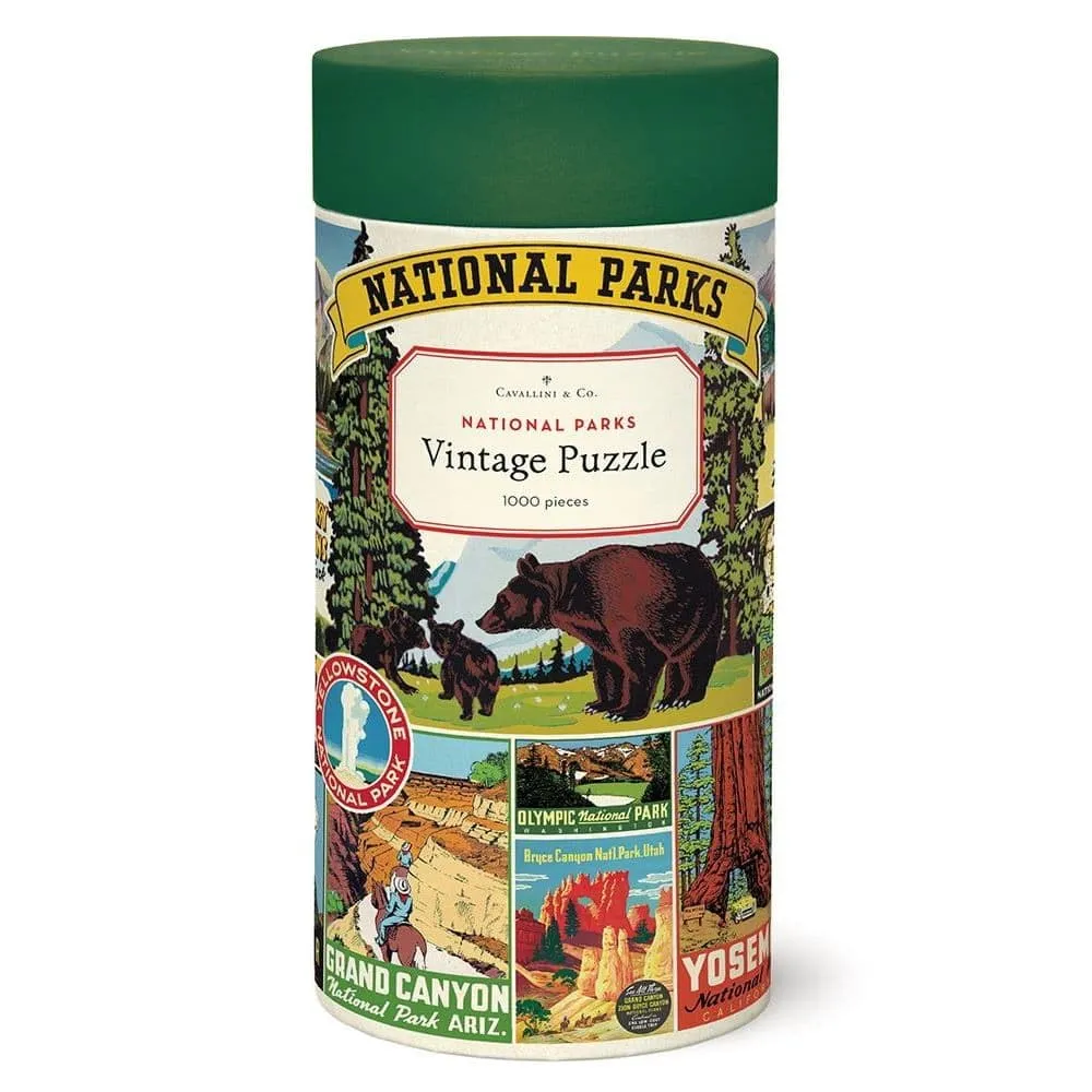 Cavallini Papers & Co. National Parks 1,000 Piece Puzzle, Multi Cavallini Papers & Co. National Parks 1,000 Piece Puzzle, Multi