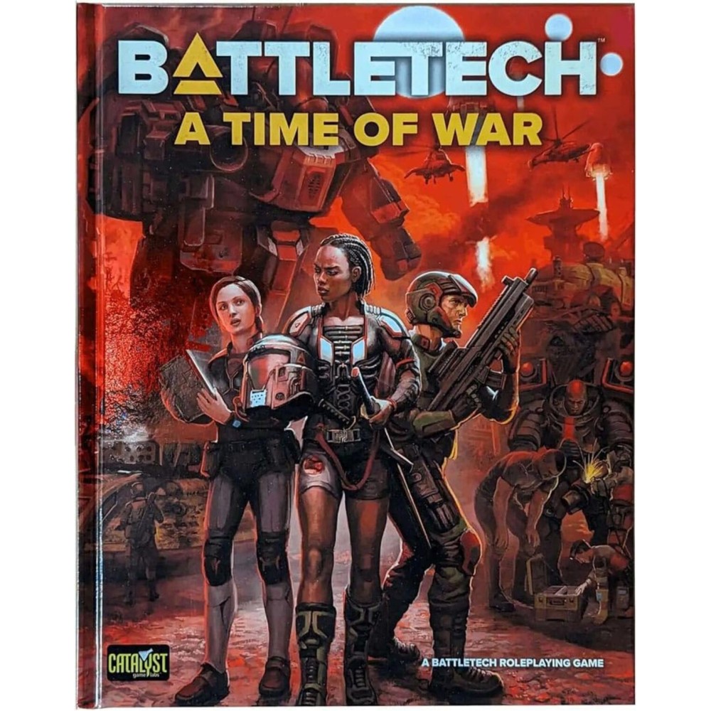 BattleTech A Time of War RPG - Role Playing Game for 2+ Players, Ages 14+, 1.5 Hours+ Play Time - Catalyst Game Labs BattleTech A Time of War RPG - Role Playing Game for 2+ Players, Ages 14+, 1.5 Hours+ Play Time - Catalyst Game Labs