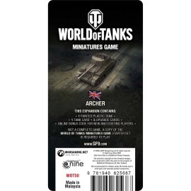Gale Force Nine World of Tanks: British Archer - Wave 9 Expansion, Miniatures Game Gale Force Nine World of Tanks: British Archer - Wave 9 Expansion, Miniatures Game