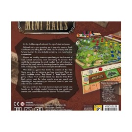 Tasty Minstrel Games Mini Rails, Multi-Colored Tasty Minstrel Games Mini Rails, Multi-Colored