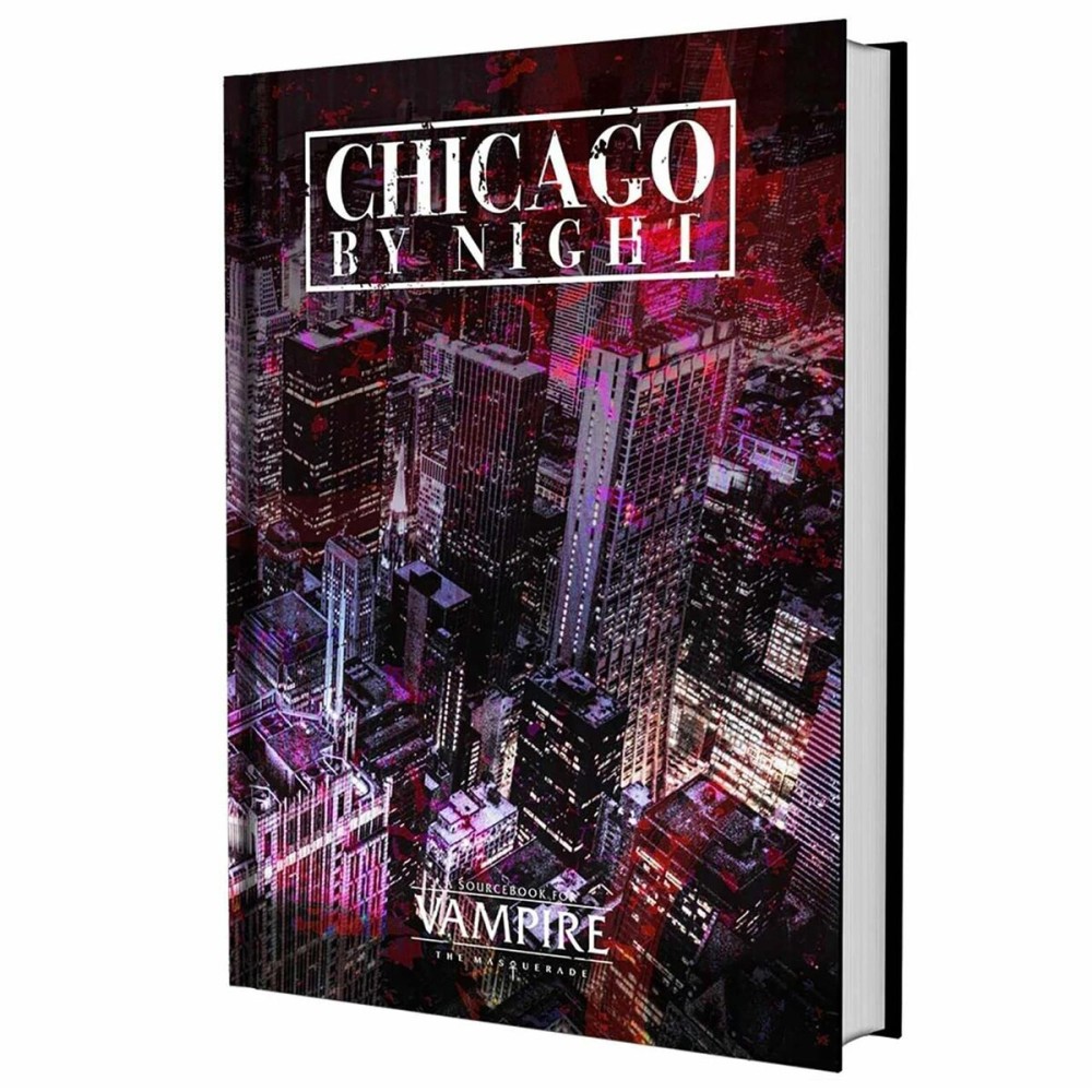 Renegade Game Studios Vampire: The Masquerade 5th Edition Roleplaying Game Chicago by Night Sourcebook, Black Renegade Game Studios Vampire: The Masquerade 5th Edition Roleplaying Game Chicago by Night Sourcebook, Black