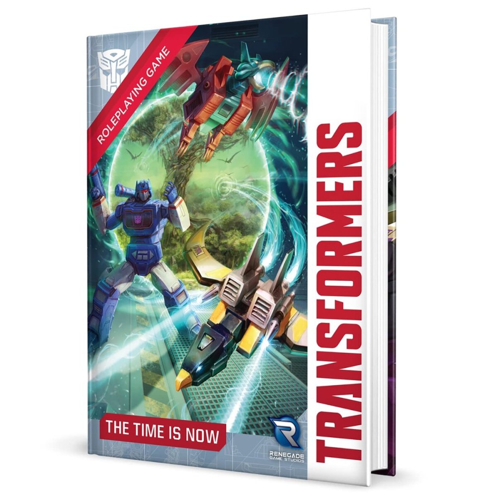 Renegade Game Studios Transformers Roleplaying Game: The Time is Now Adventure Book - Hardcover RPG Expansion Book, for 4-6 Characters