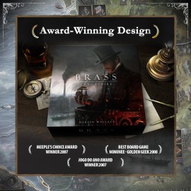 Brass: Lancashire - an Economic Strategy Game for 2-4 Players | Top 20 Board Game on Board Game Geek | Ages 14+ | Plays in 60-120 Minutes