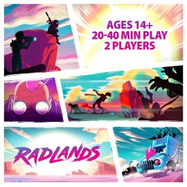 Radlands - A Post-Apocalyptic, Competitive Dueling Game for 2 Players | Ages 14+ | Plays in 30 Minutes Radlands - A Post-Apocalyptic, Competitive Dueling Game for 2 Players | Ages 14+ | Plays in 30 Minutes