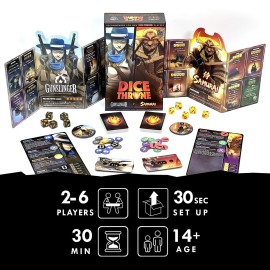 Dice Throne - Two Hero Box - Gunslinger v Samurai - Fast Playing Collectible Tabletop Game Dice Throne - Two Hero Box - Gunslinger v Samurai - Fast Playing Collectible Tabletop Game