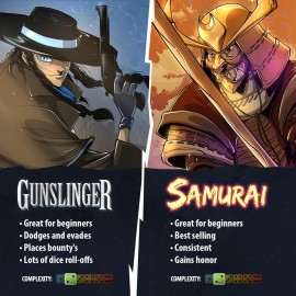 Dice Throne - Two Hero Box - Gunslinger v Samurai - Fast Playing Collectible Tabletop Game Dice Throne - Two Hero Box - Gunslinger v Samurai - Fast Playing Collectible Tabletop Game