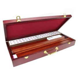 KAI TAI INC 4 Pushers Complete American Mahjong Set in Wooden Case, 166 Tiles(Mah Jong mah Jongg Mahjongg) KAI TAI INC 4 Pushers Complete American Mahjong Set in Wooden Case, 166 Tiles(Mah Jong mah Jongg Mahjongg)