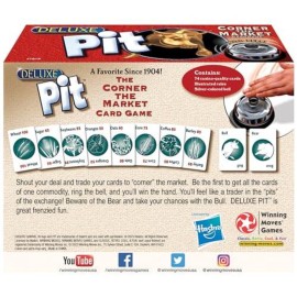 Deluxe Pit by Winning Moves Games USA, Loud and Raucous Party Game for 3 to 8 Players, Ages 7 and Up Deluxe Pit by Winning Moves Games USA, Loud and Raucous Party Game for 3 to 8 Players, Ages 7 and Up