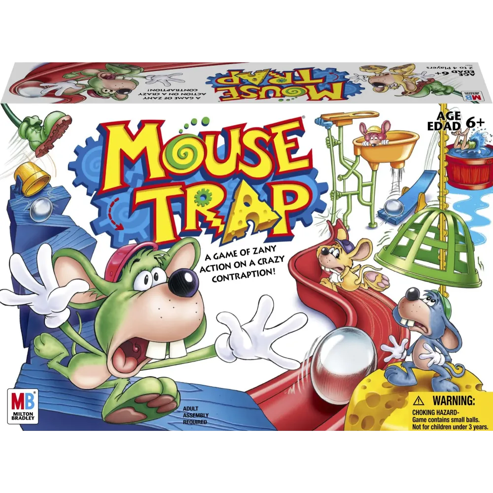Hasbro Gaming Mouse Trap Kids Board Game, Family Board Games for Kids, Kids Games for 2-4 Players, Family Games, Kids Gifts, Ages 6 and Up (Amazon Exclusive) Hasbro Gaming Mouse Trap Kids Board Game, Family Board Games for Kids, Kids Games for 2-4 Players, Family Games, Kids Gifts, Ages 6 and Up (Amazon Exclusive)