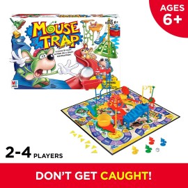 Hasbro Gaming Mouse Trap Kids Board Game, Family Board Games for Kids, Kids Games for 2-4 Players, Family Games, Kids Gifts, Ages 6 and Up (Amazon Exclusive) Hasbro Gaming Mouse Trap Kids Board Game, Family Board Games for Kids, Kids Games for 2-4 Players, Family Games, Kids Gifts, Ages 6 and Up (Amazon Exclusive)
