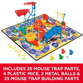 Hasbro Gaming Mouse Trap Kids Board Game, Family Board Games for Kids, Kids Games for 2-4 Players, Family Games, Kids Gifts, Ages 6 and Up (Amazon Exclusive) Hasbro Gaming Mouse Trap Kids Board Game, Family Board Games for Kids, Kids Games for 2-4 Players, Family Games, Kids Gifts, Ages 6 and Up (Amazon Exclusive)