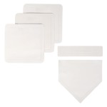 Franklin Sports Baseball Base Deluxe Set - MLB Baseball + Softball Bases, Home Plate and Pitchers Rubber - Portable Kickball Bases White