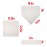Franklin Sports Baseball Base Deluxe Set - MLB Baseball + Softball Bases, Home Plate and Pitchers Rubber - Portable Kickball Bases White