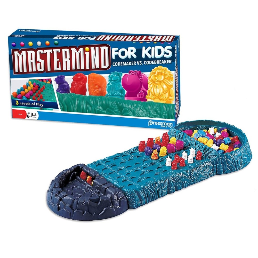 Pressman Mastermind for Kids - Codebreaking Game With Three Levels of Play Multicolor, 5 Pressman Mastermind for Kids - Codebreaking Game With Three Levels of Play Multicolor, 5