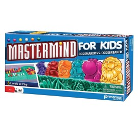 Pressman Mastermind for Kids - Codebreaking Game With Three Levels of Play Multicolor, 5 Pressman Mastermind for Kids - Codebreaking Game With Three Levels of Play Multicolor, 5
