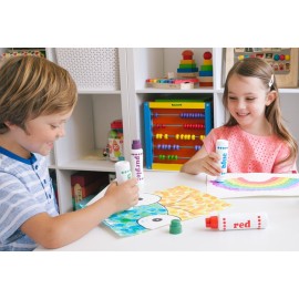 Do A Dot Art! Markers 6-Pack Rainbow Washable Paint Markers, The Original Dot Marker, Activity Craft Coloring Supplies for Kids and Toddlers, Made in the USA Do A Dot Art! Markers 6-Pack Rainbow Washable Paint Markers, The Original Dot Marker, Activity Craft Coloring Supplies for Kids and Toddlers, Made in the USA