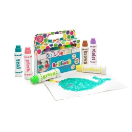Do A Dot Art! Brilliant Colors 6 Pack Washable Paint Dot Markers Daubers for Children, The Original Dot Art Marker