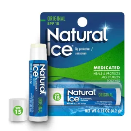 Natural Ice Original SPF 15 Medicated Lip Balm - 12 Count Pack