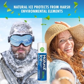 Natural Ice Original SPF 15 Medicated Lip Balm - 12 Count Pack Natural Ice Original SPF 15 Medicated Lip Balm - 12 Count Pack