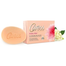 Caress Beauty Bar Soap For Women, Daily Silk With Silk Extract and Floral Oil Essence Moisturizing Body Soap for Silky, Soft Skin, 3.75 oz, 2 Bath Bars Caress Beauty Bar Soap For Women, Daily Silk With Silk Extract and Floral Oil Essence Moisturizing Body Soap for Silky, Soft Skin, 3.75 oz, 2 Bath Bars