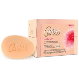 Caress Beauty Bar Soap For Women, Daily Silk With Silk Extract and Floral Oil Essence Moisturizing Body Soap for Silky, Soft Skin, 3.75 oz, 2 Bath Bars Caress Beauty Bar Soap For Women, Daily Silk With Silk Extract and Floral Oil Essence Moisturizing Body Soap for Silky, Soft Skin, 3.75 oz, 2 Bath Bars