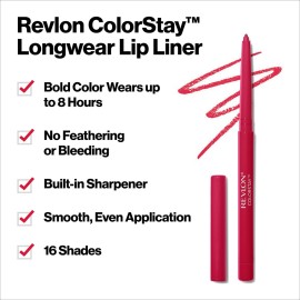 Revlon ColorStay Lipliner with Sharpener, Nudes 010, 0.01 Ounce (28 g) Revlon ColorStay Lipliner with Sharpener, Nudes 010, 0.01 Ounce (28 g)