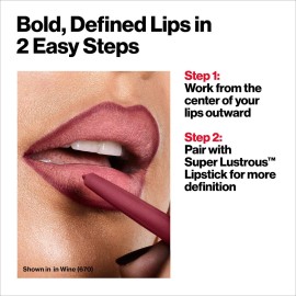 Revlon ColorStay Lipliner with Sharpener, Nudes 010, 0.01 Ounce (28 g) Revlon ColorStay Lipliner with Sharpener, Nudes 010, 0.01 Ounce (28 g)