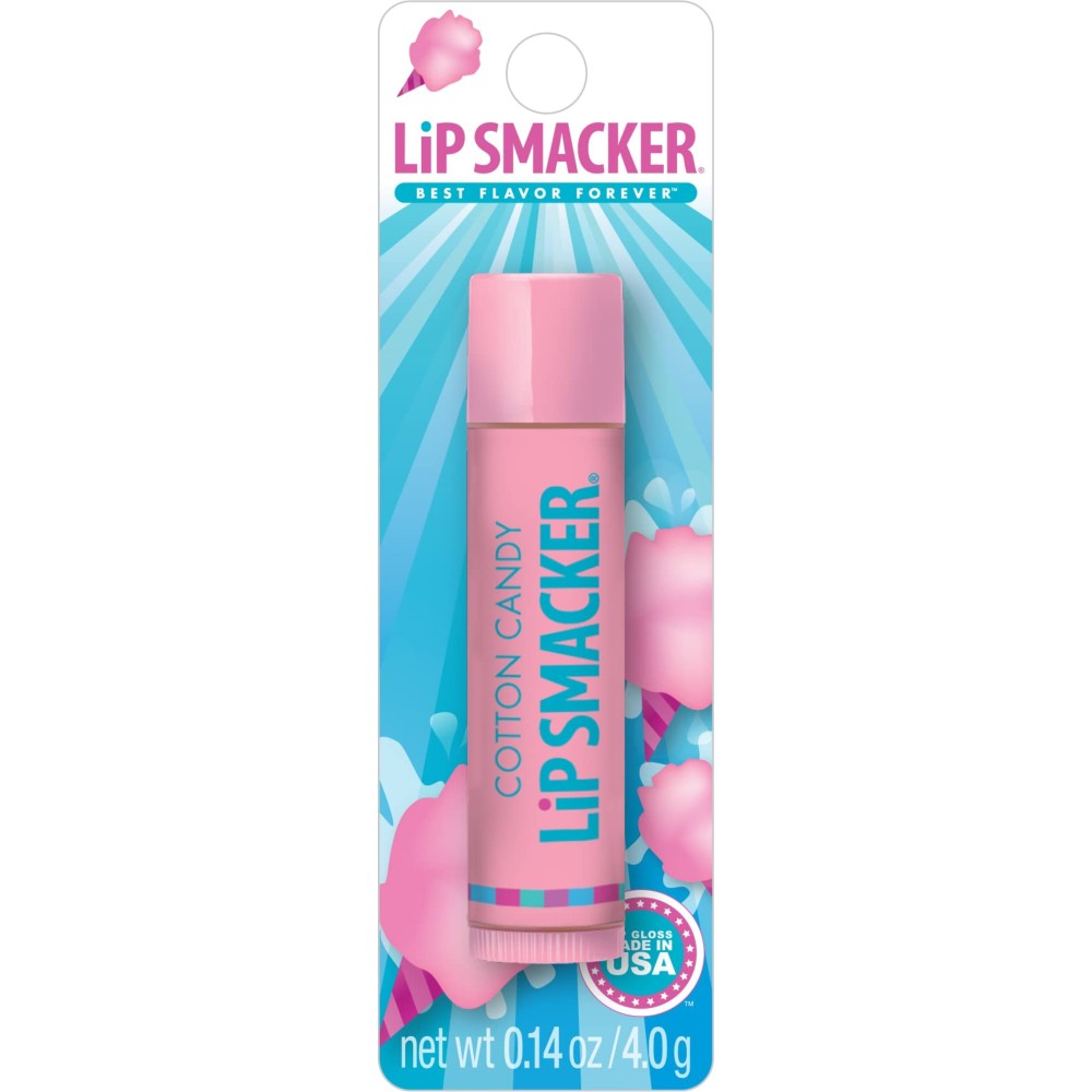 Lip Smacker Flavored Lip Balm, Flavored Moisturizing, Smoothing Soft Shine, Hydrating & Protecting Fun Tasty Flavors, Cruelty-Free & Vegan - Cotton Candy Lip Smacker Flavored Lip Balm, Flavored Moisturizing, Smoothing Soft Shine, Hydrating & Protecting Fun Tasty Flavors, Cruelty-Free & Vegan - Cotton Candy
