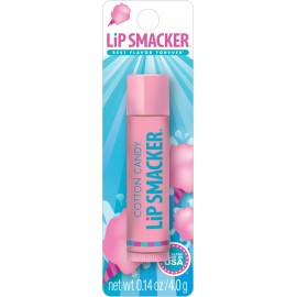 Lip Smacker Flavored Lip Balm, Flavored Moisturizing, Smoothing Soft Shine, Hydrating & Protecting Fun Tasty Flavors, Cruelty-Free & Vegan - Cotton Candy