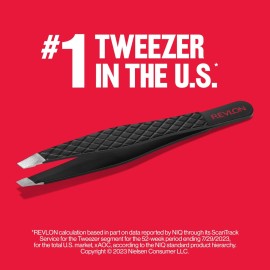 Revlon Expert Slant Tweezer, High Precision For an Easy Hair Removal, Made With Stainless Steel, 1 Count Revlon Expert Slant Tweezer, High Precision For an Easy Hair Removal, Made With Stainless Steel, 1 Count