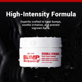 Bump Stopper 2 Double Strength Razor Bump Treatment | Formulated to Relieve Razor Burn | Eliminates Ingrown Hairs | Aftershave For Men - 0.5 OZ