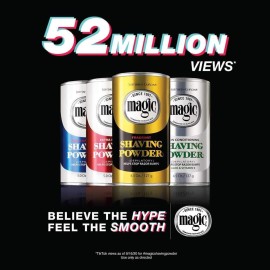 SoftSheen-Carson Magic Razorless Shaving for Men, Magic Skin Conditioning Shaving Powder, with Vitamin E and Aloe, formulated for Black Men, Depilatory, Helps Stop Razor Bumps, 4.5 oz SoftSheen-Carson Magic Razorless Shaving for Men, Magic Skin Conditioning Shaving Powder, with Vitamin E and Aloe, formulated for Black Men, Depilatory, Helps Stop Razor Bumps, 4.5 oz