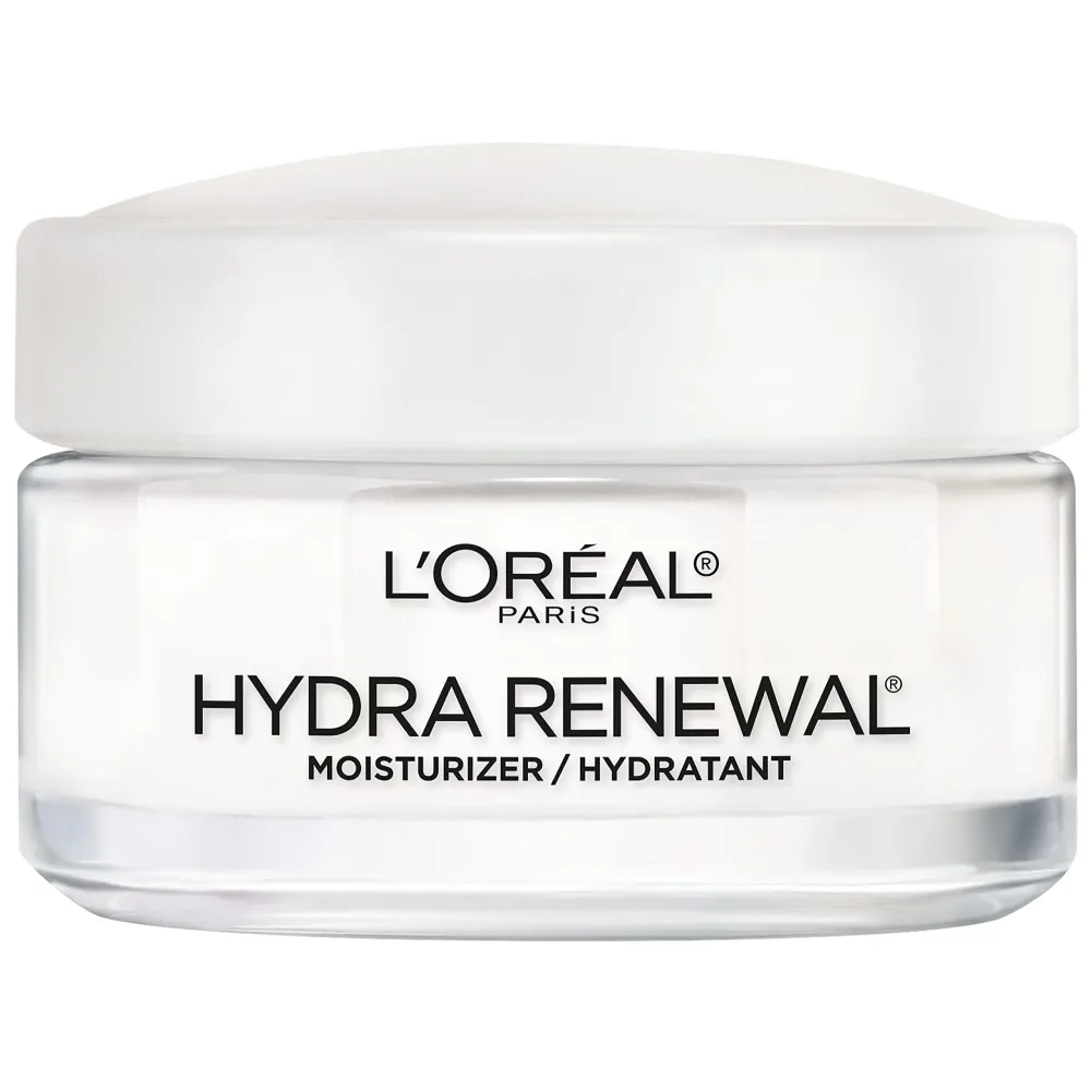 L\'Oreal Paris Skincare Hydra-Renewal Face Moisturizer with Pro-Vitamin B5 for Dry Sensitive Skin, All-Day Hydration, 1.7 Oz L\'Oreal Paris Skincare Hydra-Renewal Face Moisturizer with Pro-Vitamin B5 for Dry Sensitive Skin, All-Day Hydration, 1.7 Oz