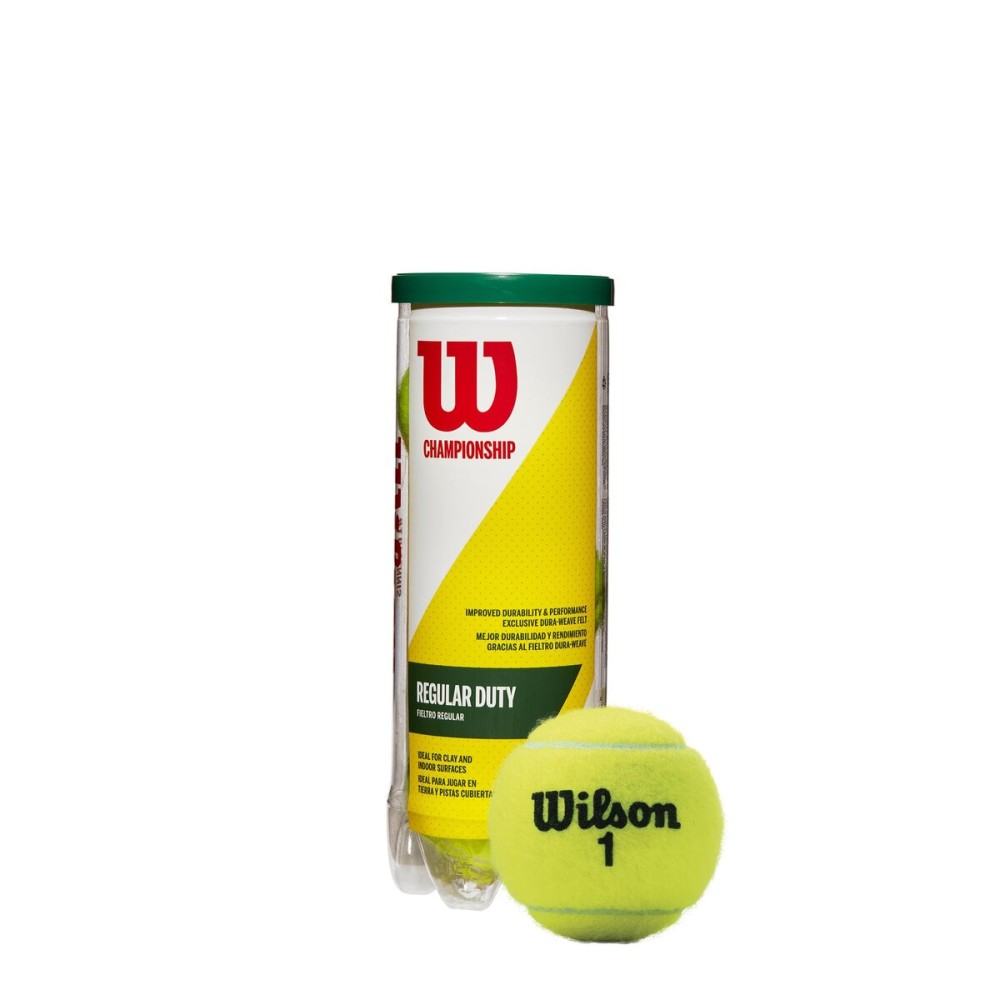 WILSON Championship Tennis Balls - Regular Duty, Single Can (3 Balls) WILSON Championship Tennis Balls - Regular Duty, Single Can (3 Balls)