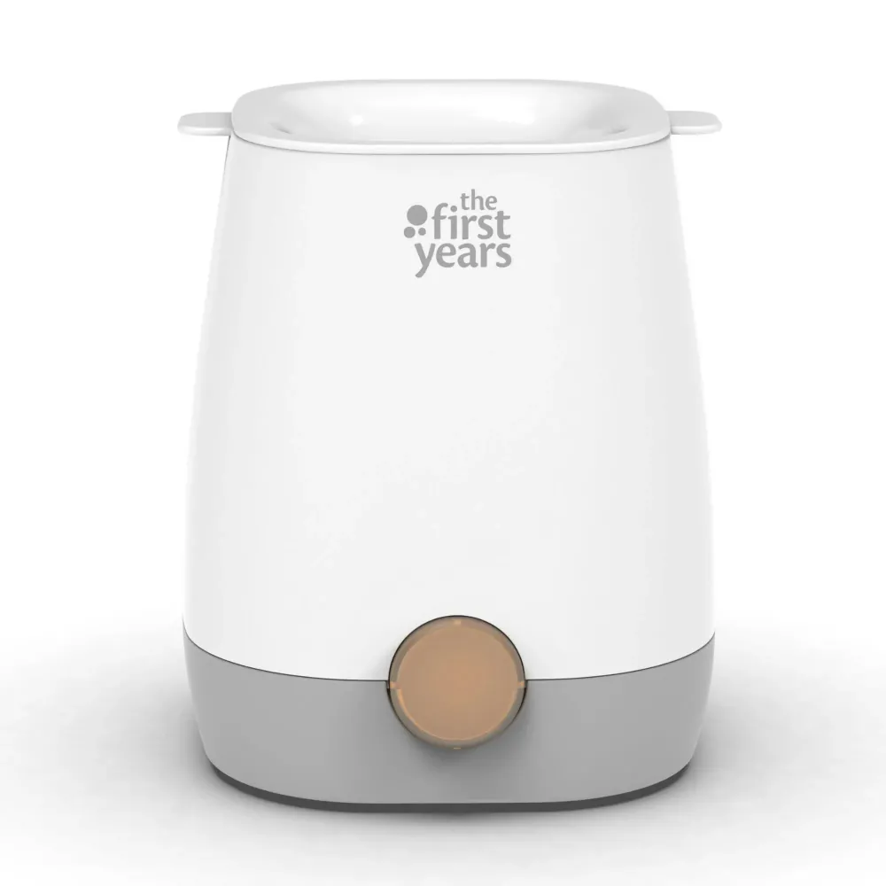 The First Years Baby Bottle Warmer and Sterilizer - Pacifier and Bottle Nipple Sanitizer - Feeding Baby Essentials for Formula or Breast Milk - Holds Multiple Sizes The First Years Baby Bottle Warmer and Sterilizer - Pacifier and Bottle Nipple Sanitizer - Feeding Baby Essentials for Formula or Breast Milk - Holds Multiple Sizes