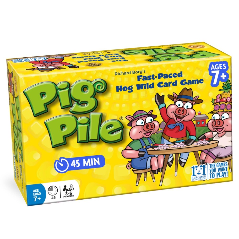 R&R Games Pig Pile, Kids Card Game R&R Games Pig Pile, Kids Card Game