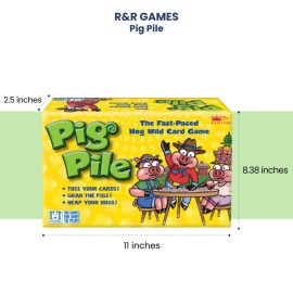 R&R Games Pig Pile, Kids Card Game R&R Games Pig Pile, Kids Card Game