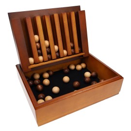 WE Games Wood Captain\'s Mistress (4-in-a-Row) Connect Game - Large - 11.38 inches