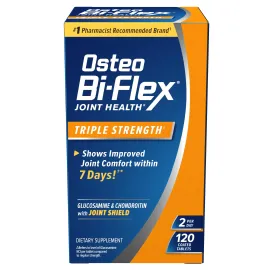 Osteo Bi-Flex Triple Strength(5), Glucosamine Chondroitin with Vitamin C Joint Health Supplement, Coated Tablets, 120 Count