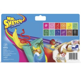Mr. Sketch Scented Markers, Chisel Tip, Assorted Colors, 12 Count