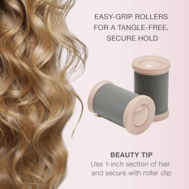 Conair Double Ceramic Hot Rollers for Long, Medium, and All Hair - Hair Curler - Hair Roller Clips Included - 1 1/2-inch Rollers Conair Double Ceramic Hot Rollers for Long, Medium, and All Hair - Hair Curler - Hair Roller Clips Included - 1 1/2-inch Rollers