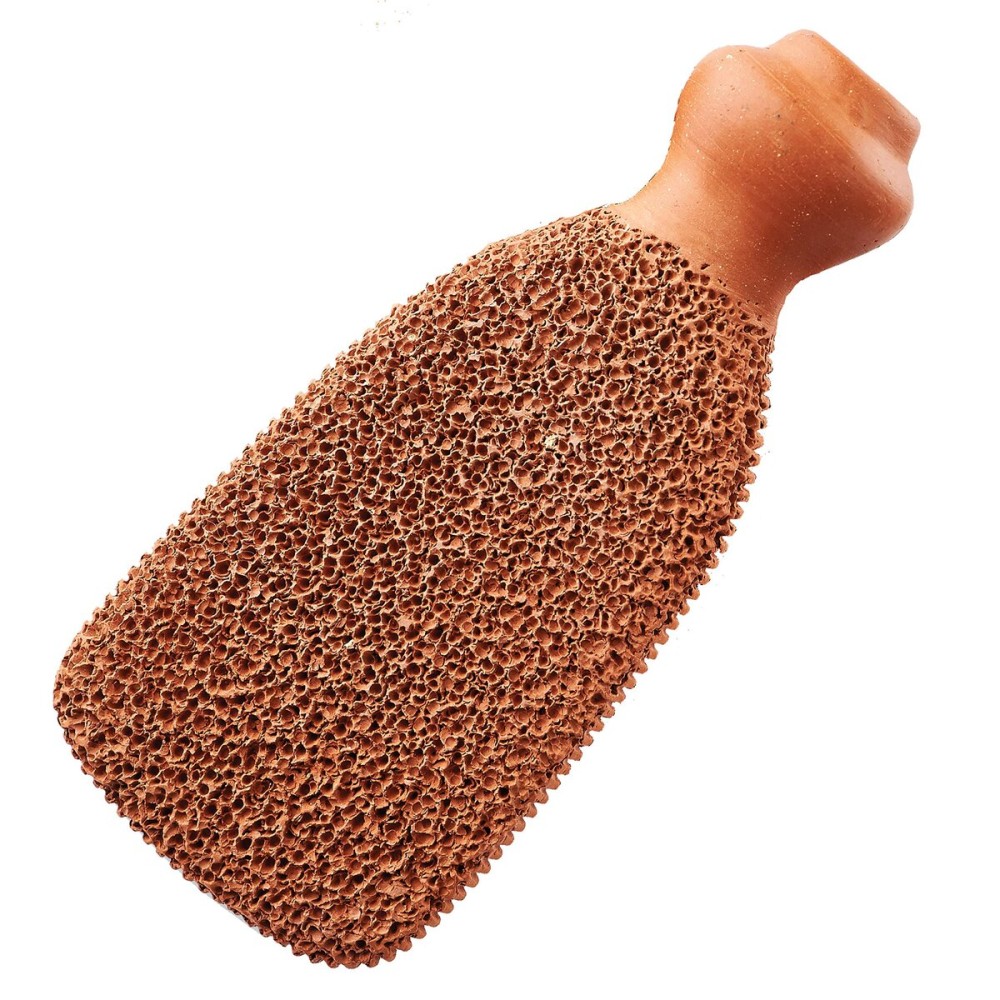 Pumice Stone for Feet Lasts 5+ Years Foot Exfoliator Scrubber Callus Remover Made of Natural Terra-Cotta Pumice Stone for Feet Lasts 5+ Years Foot Exfoliator Scrubber Callus Remover Made of Natural Terra-Cotta