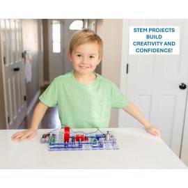 Snap Circuits Jr. SC-100 Electronics Exploration Kit, Over 100 Projects, Full Color Project Manual, 28 Parts, STEM Educational Toy for Kids 8 + Snap Circuits Jr. SC-100 Electronics Exploration Kit, Over 100 Projects, Full Color Project Manual, 28 Parts, STEM Educational Toy for Kids 8 +