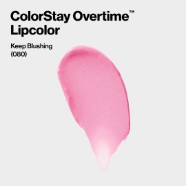 Revlon Liquid Lipstick with Clear Lip Gloss, ColorStay Overtime Lipcolor, Dual Ended with Vitamin E, 080 Keep Blushing, 0.07 Fl Oz Revlon Liquid Lipstick with Clear Lip Gloss, ColorStay Overtime Lipcolor, Dual Ended with Vitamin E, 080 Keep Blushing, 0.07 Fl Oz