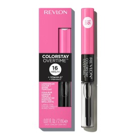 Revlon Liquid Lipstick with Clear Lip Gloss, ColorStay Overtime Lipcolor, Dual Ended with Vitamin E, 080 Keep Blushing, 0.07 Fl Oz Revlon Liquid Lipstick with Clear Lip Gloss, ColorStay Overtime Lipcolor, Dual Ended with Vitamin E, 080 Keep Blushing, 0.07 Fl Oz